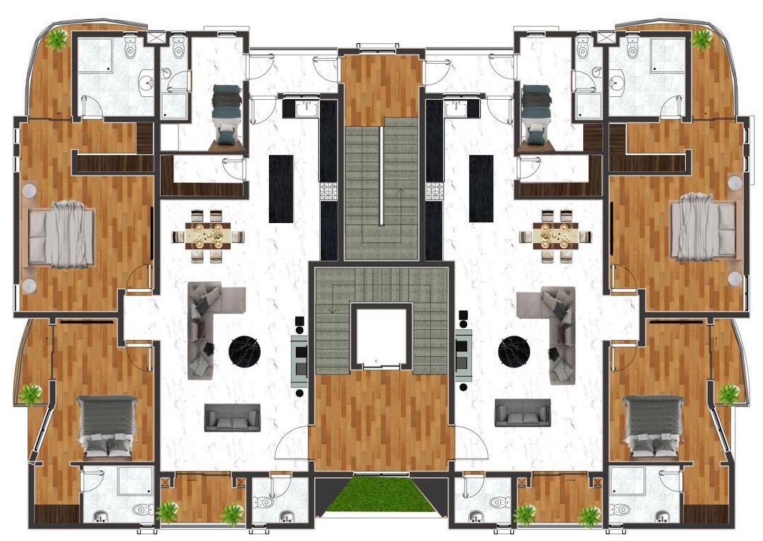 Paradise Palms typical floor plan