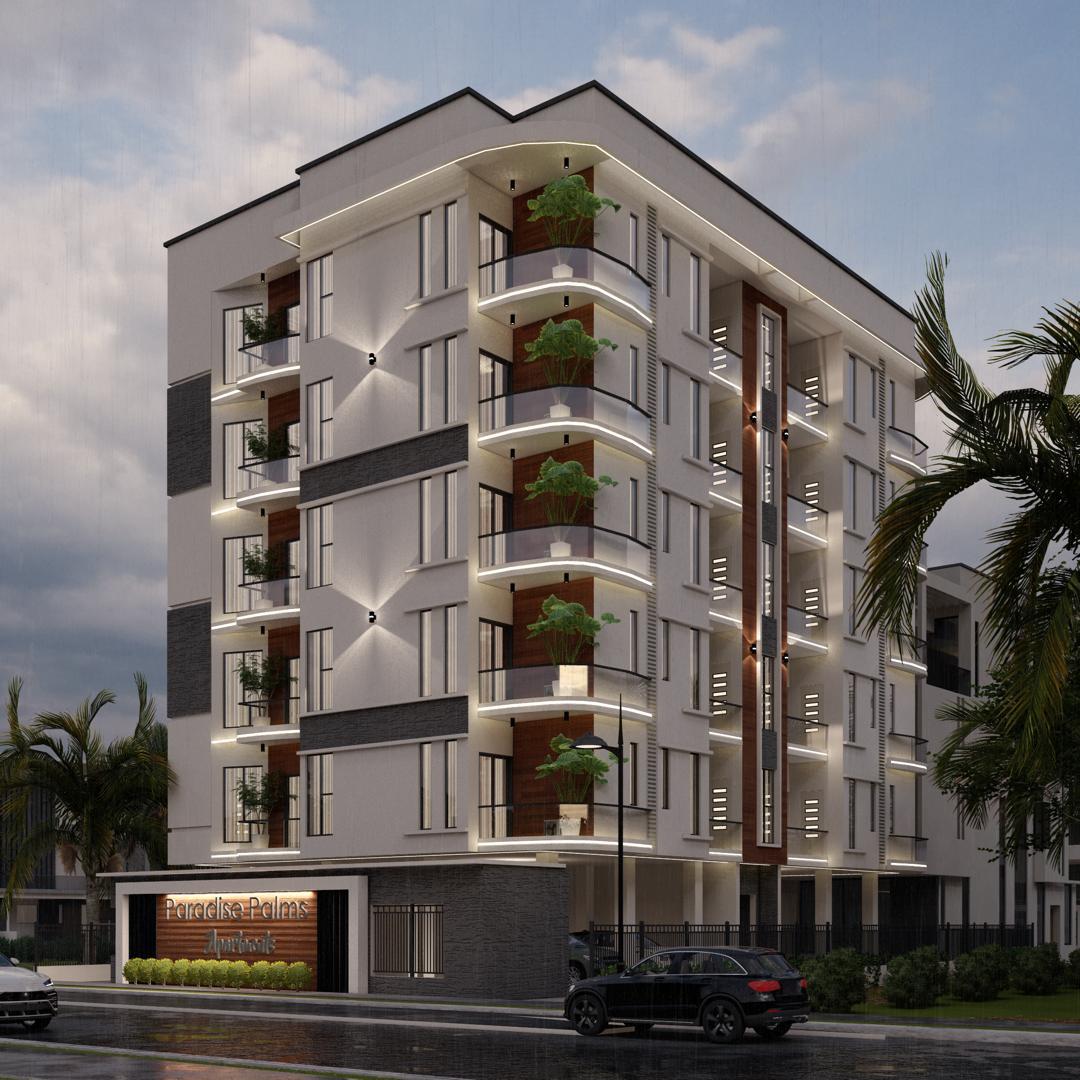 Paradise Palms — Corner detail